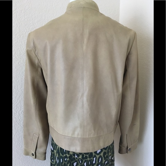 Motorcycle jacket soft Leather jacket motorcycle jacket Jones NY leather jacket - Picture 2 of 8